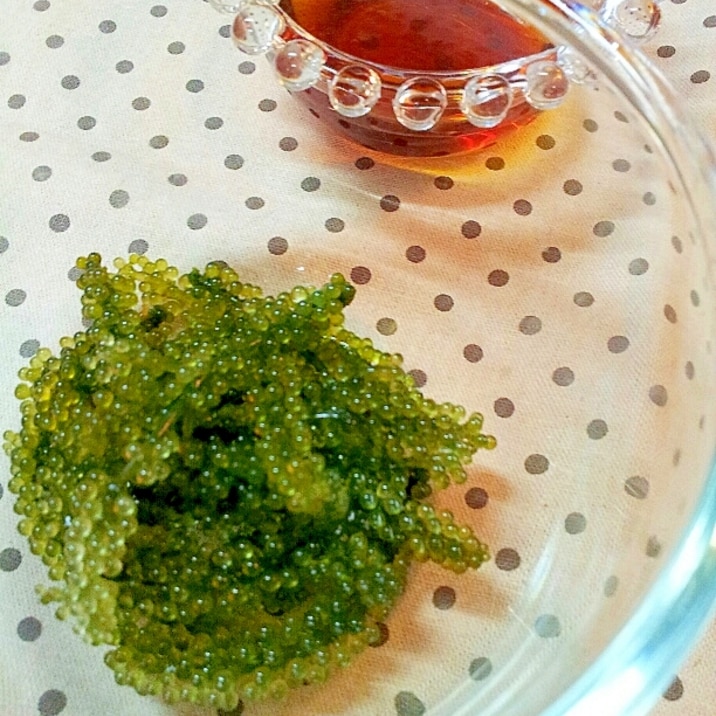 三杯酢でさっぱり 沖縄の海ぶどう レシピ 作り方 By ラズベリっち 楽天レシピ 三杯酢でさっぱり 沖縄の海ぶどう レシピ 作り方 By ラズベリっち 楽天レシピ